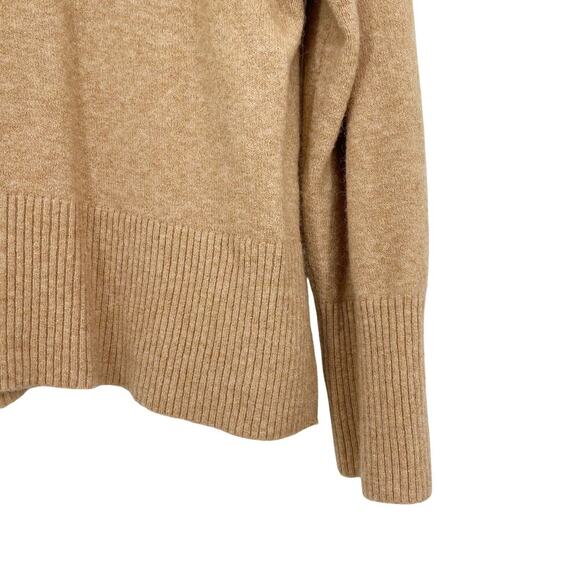J.Crew Turtleneck Sweater in Supersoft Yarn Merino Wool Camel Size Small - Picture 5 of 8